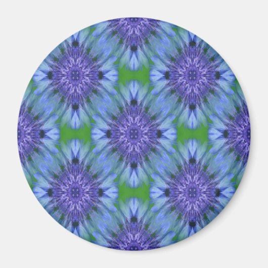 Bachelor's Button Delight.. Magnet (Vorne)