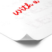 Bachelors Degree Abschluss Poster (Ecke)