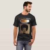 Bachelors Degree in Progress Uni Student Black T-Shirt (Vorne ganz)
