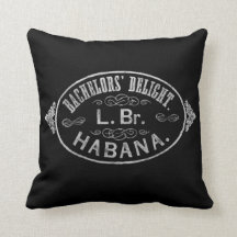 Bachelor's Delight Cigar Briefmarke Kissen