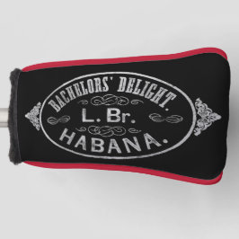 Bachelor's Delight Vintage Cigar-Briefmarke Golf Headcover