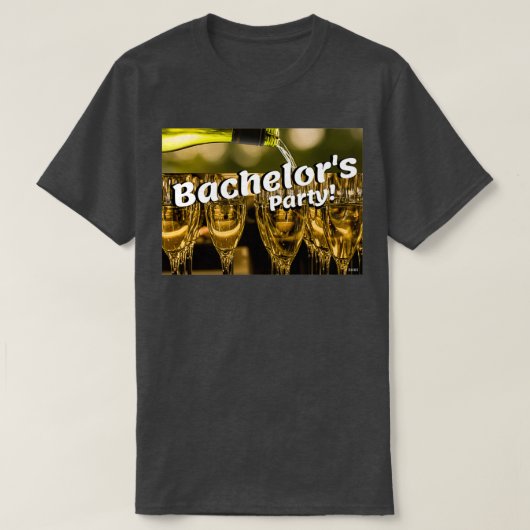 Bachelorx27s-Party T-Shirt (Design vorne)
