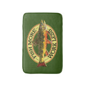 Bachforelle Badematte (Vorderseite Vertikal)