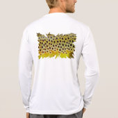 "Bachforelle" durch Patterwear© Fliegen-Fischen T-Shirt (Rückseite)