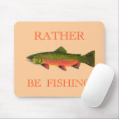 BACHFORELLE, EHER FISCHT MOUSEPAD (Mit Mouse)