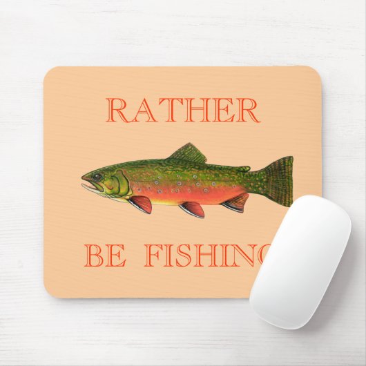 BACHFORELLE, EHER FISCHT MOUSEPAD (Mit Mouse)