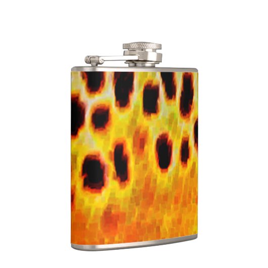 Bachforelle-Flasche Flachmann (Rechts)