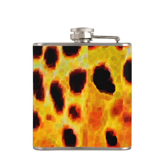 Bachforelle-Flasche Flachmann (Rückseite)