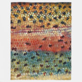 Bachforelle Fleecedecke (Vorderseite)