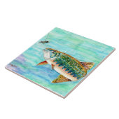 Bachforelle-große Keramik-Fliese Fliese (Seite)