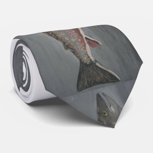 Bachforelle-Hals-Krawatte Krawatte (Gerollt)