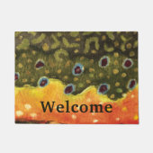 Bachforelle Haut, Fischzucht Fußmatte (Vorderseite)