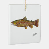 Bachforelle Keramikornament (Rechts)