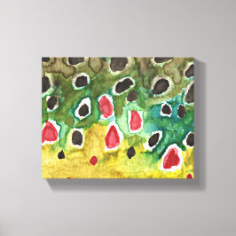 Bachforelle Leinwanddruck