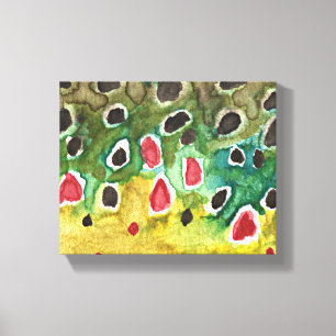 Bachforelle Leinwanddruck