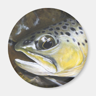 Bachforelle Magnet