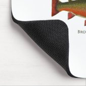 Bachforelle-Mann (Phase laichend) Mousepad (Ecke)