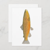 Bachforelle Mitteilungskarte (Vorne/Hinten)