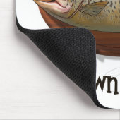 Bachforelle Mousepad (Ecke)