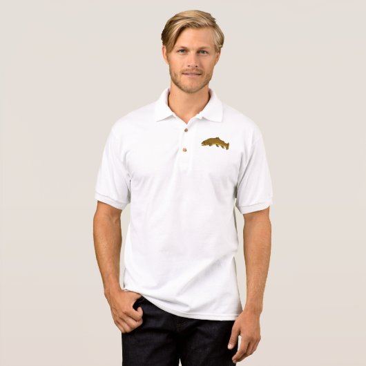 Bachforelle Polo Shirt (Vorne ganz)