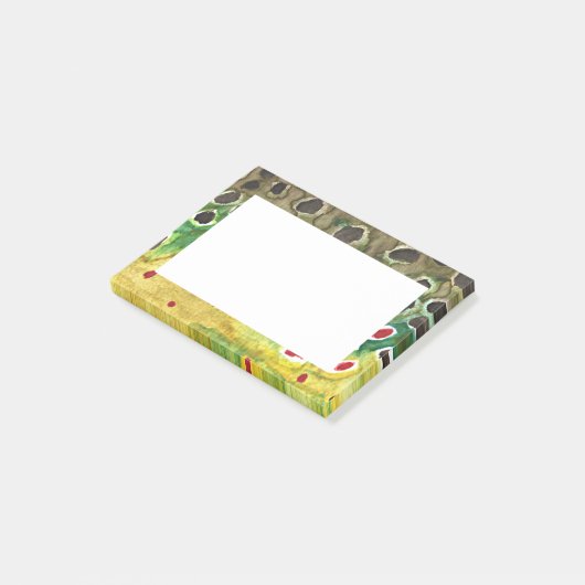 Bachforelle Post-it Klebezettel (angewinkelt)