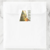 Bachforelle Quadratischer Aufkleber (Tasche)