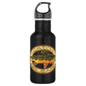 Bachforelle Trinkflasche (Vorderseite)