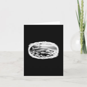 Bachforelle trout Trockenfische Fischen Lover Fly Karte