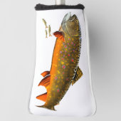 Bachforelle und Minnows Golf Headcover (Rotieren 90)