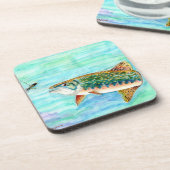 Bachforelle-Untersetzer Untersetzer (Linke Seite)