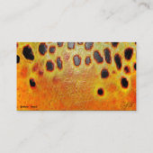 Bachforelle - Visitenkarte (Rückseite)