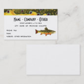 Bachforelle Visitenkarte (Vorne/Hinten)