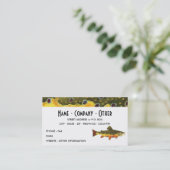 Bachforelle Visitenkarte (Stehend Vorderseite)