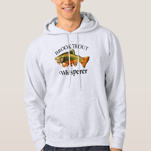 Bachforelle Whisperlight Hoodie (Vorderseite)