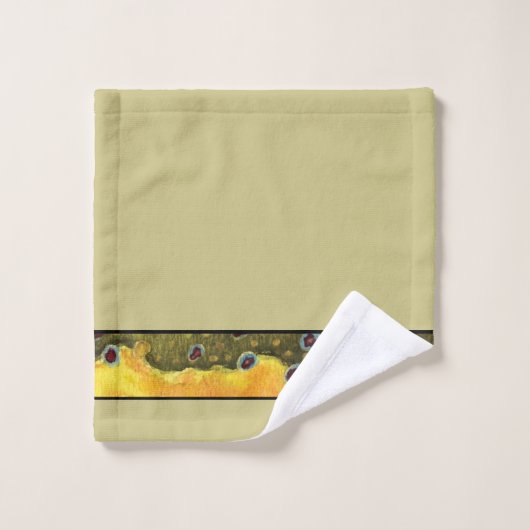 Bachforellen Badhandtuch Set (Waschlappen)