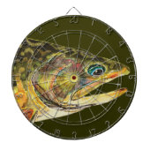 Bachforellen Dartscheibe (vorne)