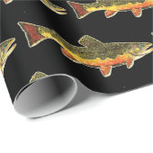 Bachforellen Fischerei Ichthyologie Männer Frauen  Geschenkpapier (Rolleneckpunkt)