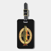 Bachforellen Gepäckanhänger (Vorderseite vertikal)