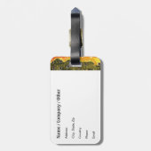 Bachforellen Gepäckanhänger (Rückseite vertikal)