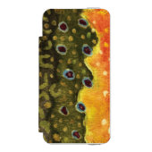 Bachforellen Incipio iPhone Geldbeutel-Hülle (Folio Vorderseite)