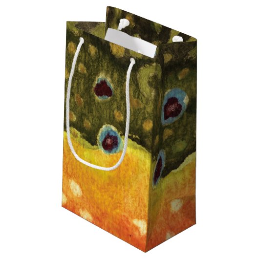 Bachforellen Kleine Geschenktüte (Rückseite Schrägansicht)
