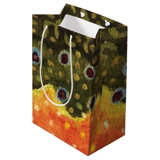 Bachforellen Mittlere Geschenktüte (Rückseite Schrägansicht)