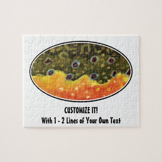 Bachforellen Puzzle (Horizontal)