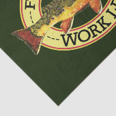 Bachforellen Seidenpapier (Ausschnitt)