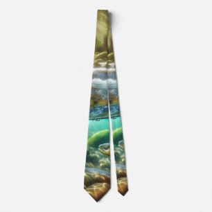 Bachforellen-Socken Krawatte