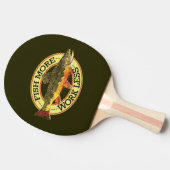 Bachforellen Tischtennis Schläger (Seitenansicht)