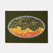 Bachforellen-Zuhause Fußmatte (Vorderseite)