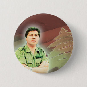 Bachir Gemayel libanesischer Präsident Button