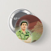 Bachir Gemayel libanesischer Präsident Button (Vorne & Hinten)