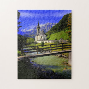 Bachkirche Deutschland. Puzzle
